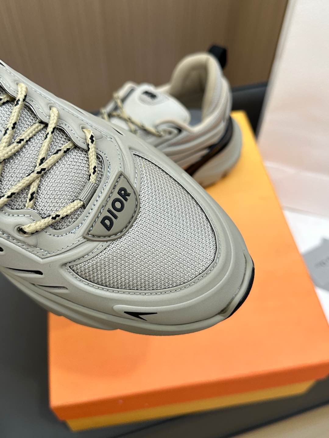 B44 BLADE SNEAKER PASTEL GRAY TECHNICAL MESH AND TECHNICAL FABRIC