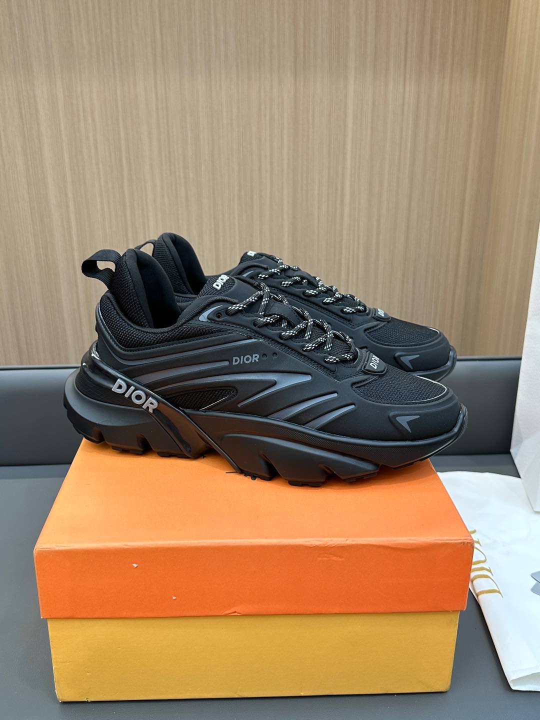 B44 BLADE SNEAKER BLACK TECHNICAL MESH AND TECHNICAL FABRIC