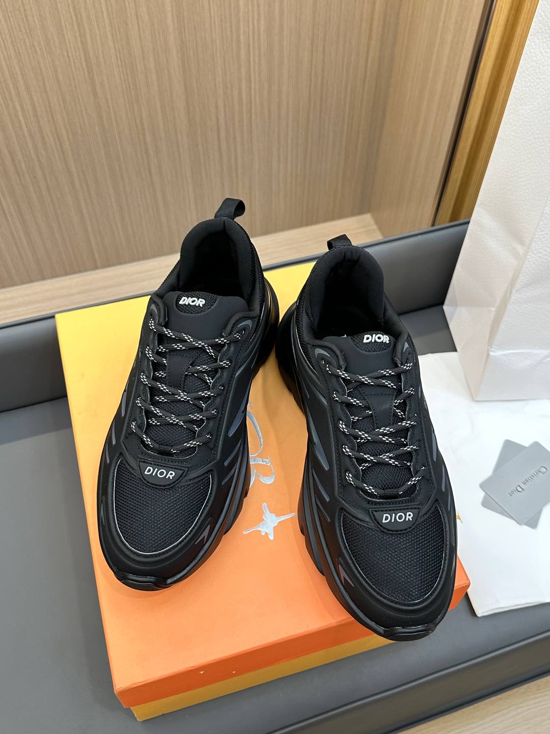 B44 BLADE SNEAKER BLACK TECHNICAL MESH AND TECHNICAL FABRIC