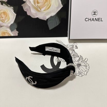 BLACK SILK HEADBAND 168592
