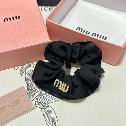 HAIR TIE IN BLACK SPANDEX FABRIC 432827