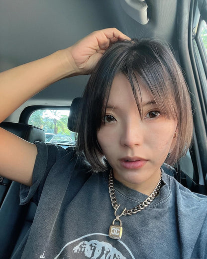 PADLOCK NECKLACE WITH DOUBLE C LOGO IN GOLD METAL