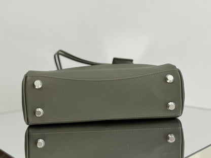 RODEO SMALL BAG 29 IN KHAKI GREEN SMOOTH CALFSKIN SILVER HARDWARE