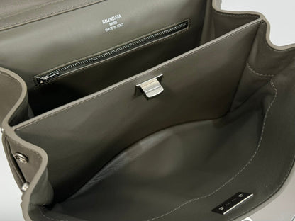 RODEO SMALL BAG 29 IN KHAKI GREEN SMOOTH CALFSKIN SILVER HARDWARE