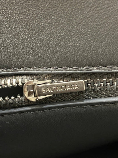 RODEO LARGE BAG 40 IN GREY SMOOTH CALFSKIN SILVER HARDWARE