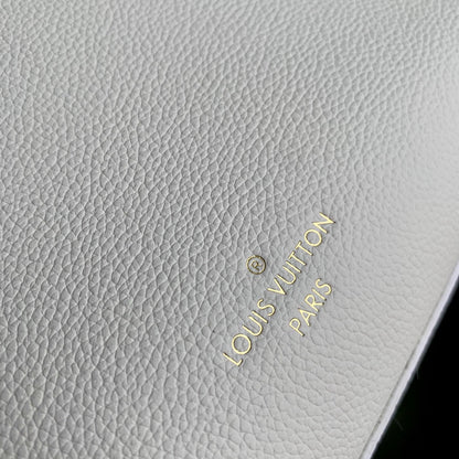 LOCK & GO BAG 24 IN QUARTZ BEIGE GRAIN CALFSKIN