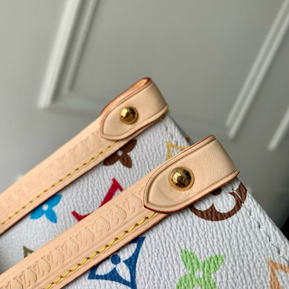 ONTHEGO MM BAG 35 IN MULTICOLOR MONOGRAM CANVAS