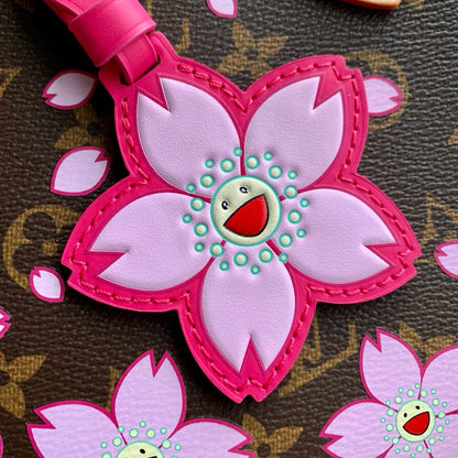 ONTHEGO PM CHERRY BLOSSOM IN SAKURA BROWN MONOGRAM COATED CANVAS