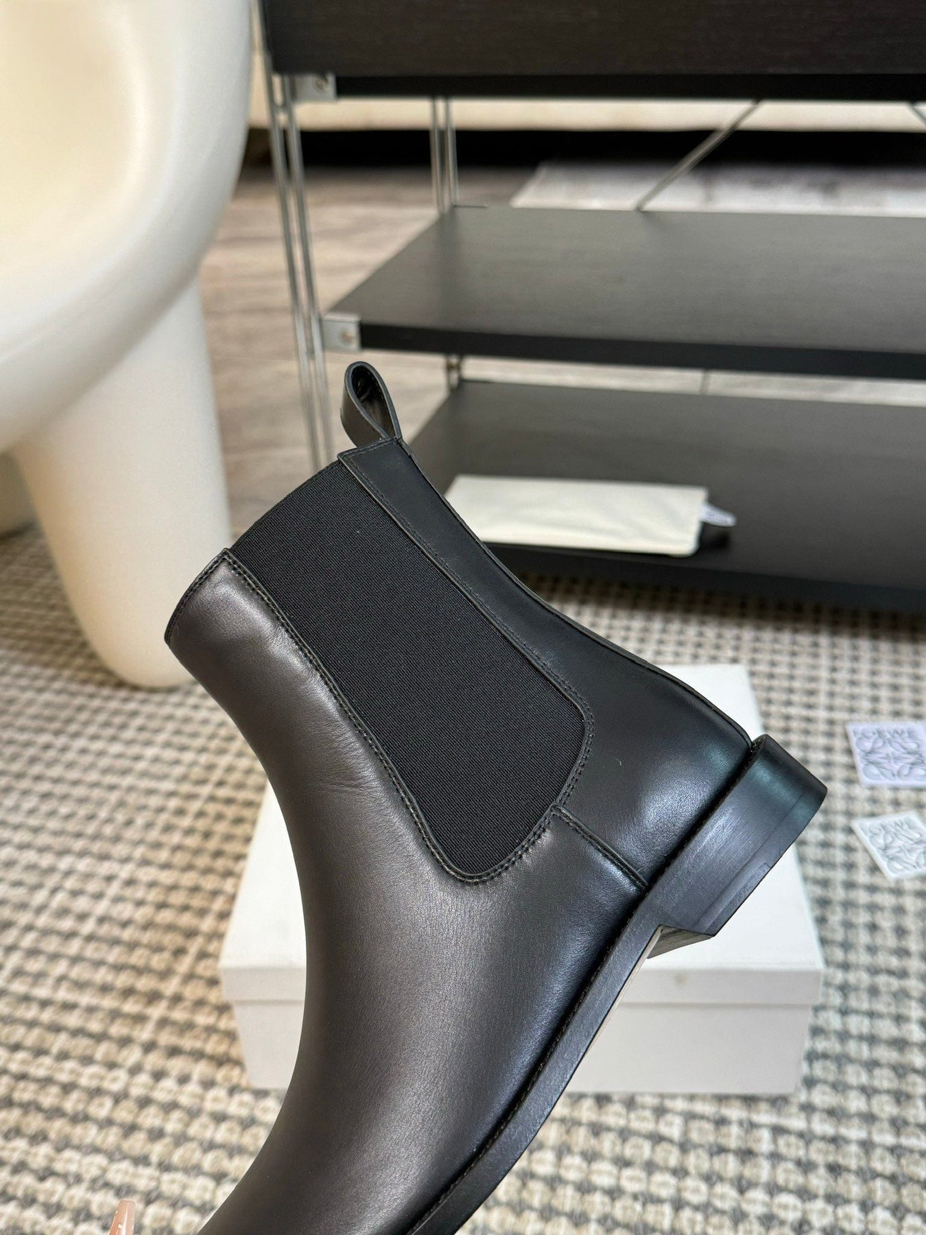 LW CAMPO CHELSEA BOOT BLACK CALFSKIN