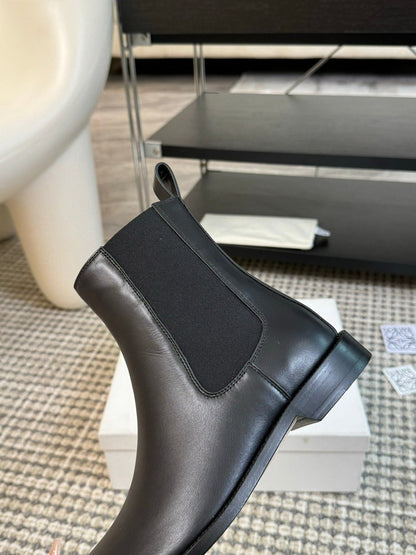 LW CAMPO CHELSEA BOOT BLACK CALFSKIN