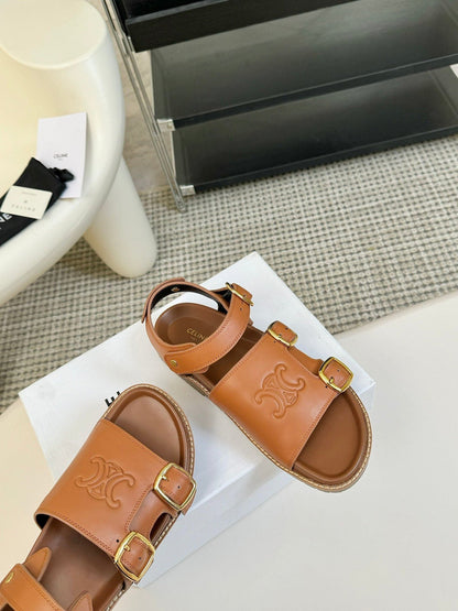 MINO SANDAL IN BRONZE BROWN CALFSKIN
