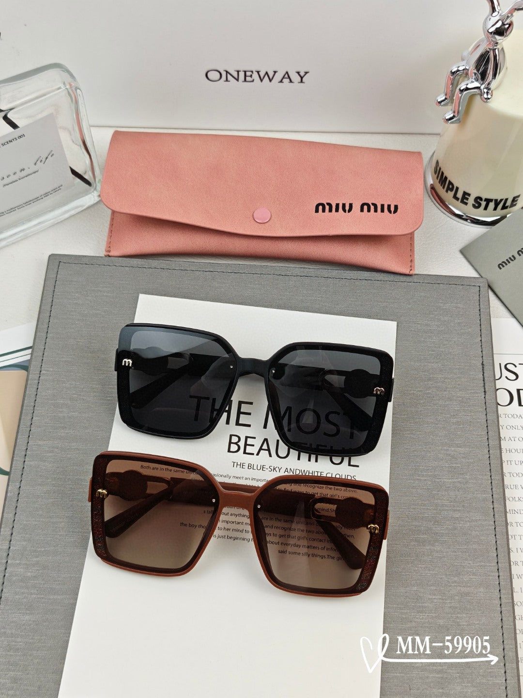 RUNWAY SQUARE SUNGLASSES 59905 IN ACETATE