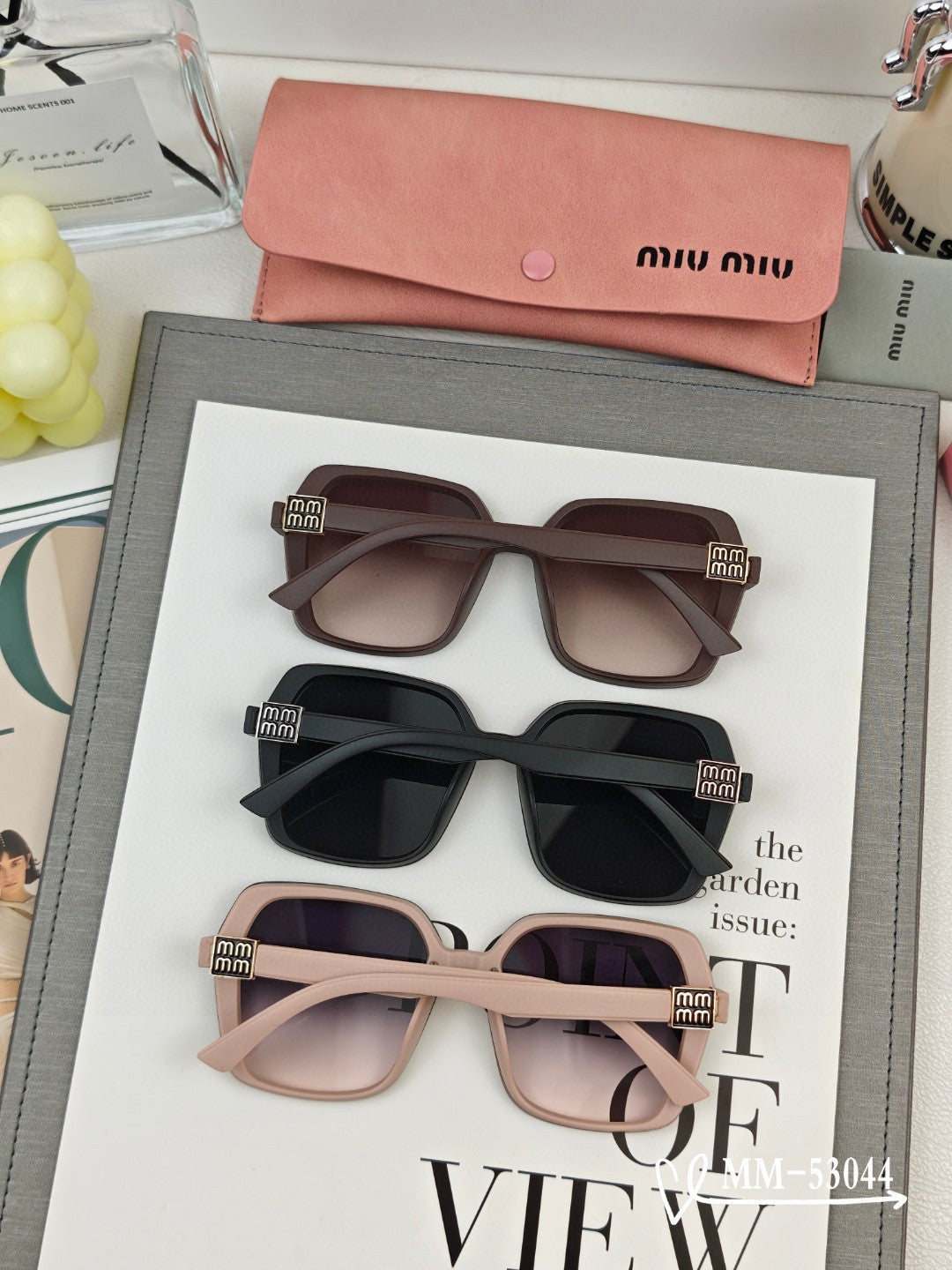 RUNWAY SQUARE SUNGLASSES 53044 IN ACETATE