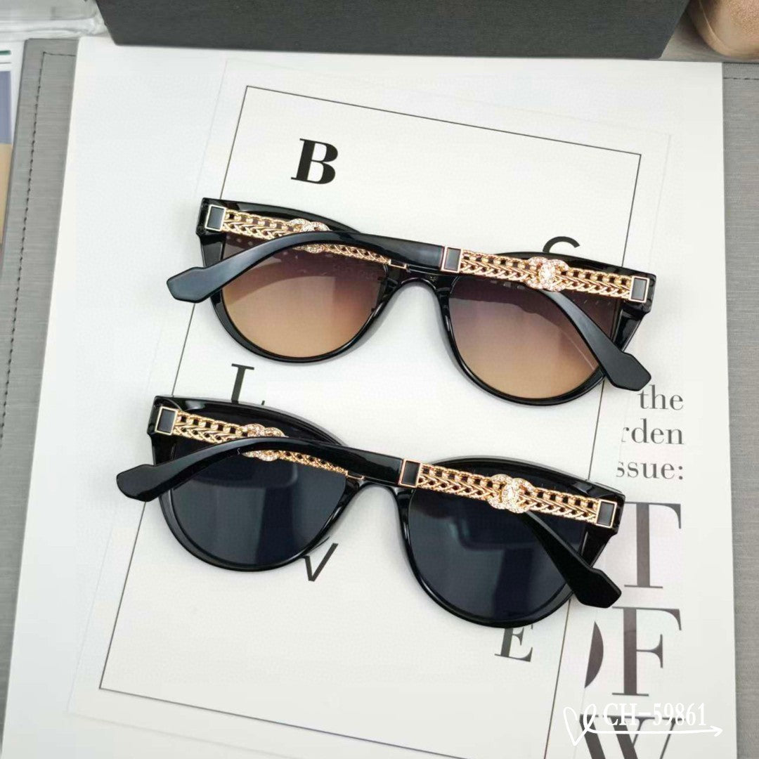 CAT EYE SUNGLASSES 59861 IN ACETATE