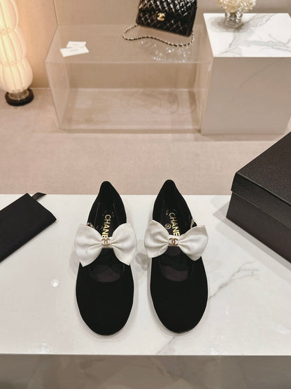 MARY JANE SHOES BLACK CALFSKIN
