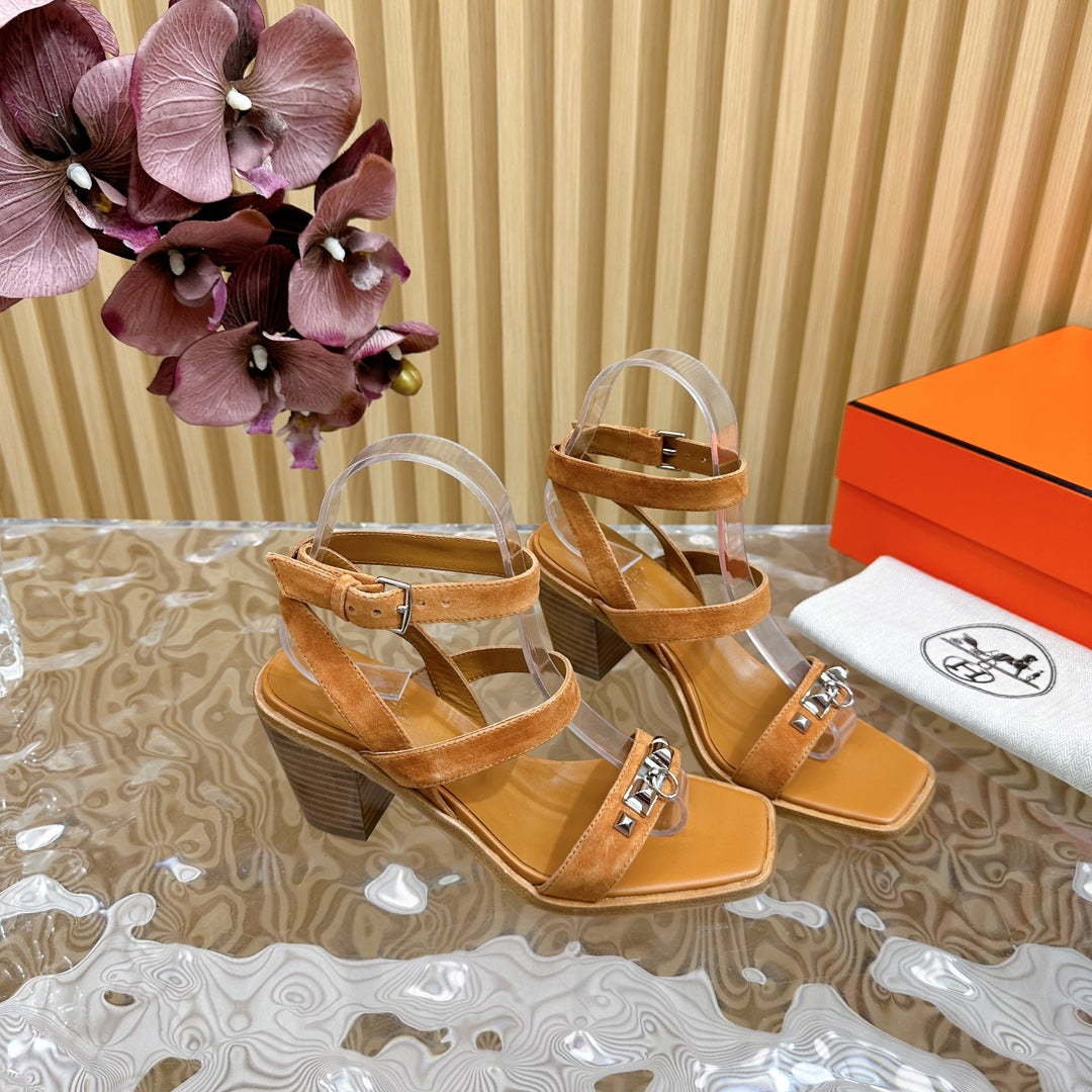 IVRESSE 65 SANDAL TAWNY SUEDE