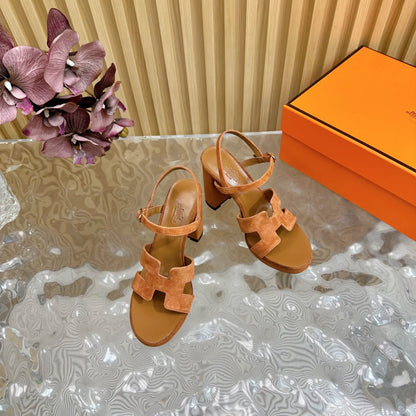 JAZZ 90 SANDAL IN BRONZE BROWN SUEDE