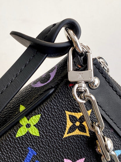 POCHETTE ACCESSOIRES 22 BAG IN MULTICOLOR MONOGRAM CANVAS AND COWHIDE