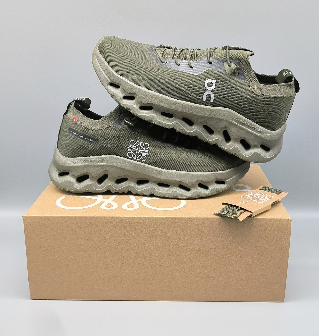 CLOUDTILT SNEAKER IN SEAWEED GREEN RECYCLED POLYESTER