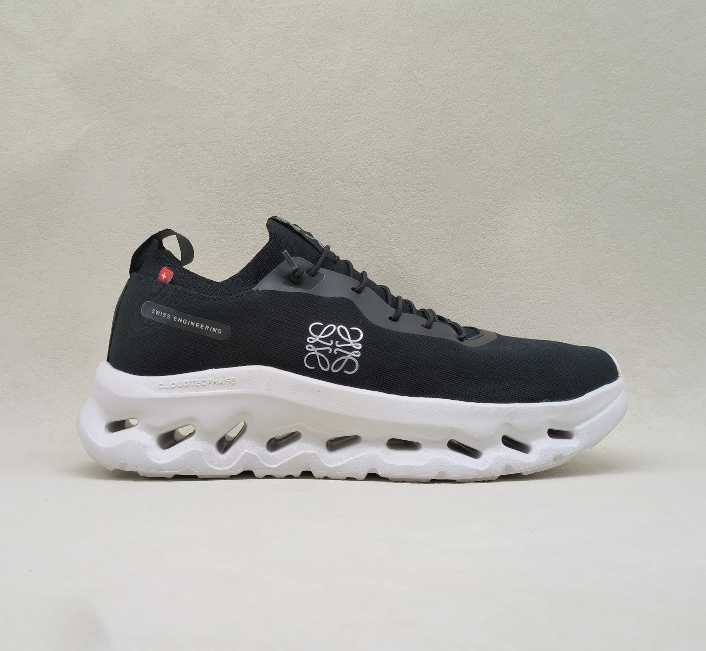 LW CLOUDTILT SNEAKER BLACK-WHITE POLYESTER