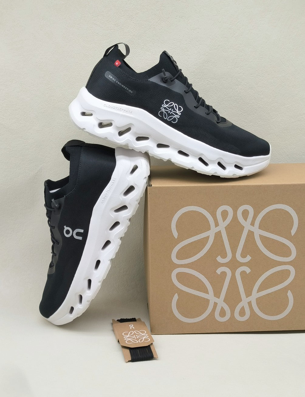 LW CLOUDTILT SNEAKER BLACK-WHITE POLYESTER