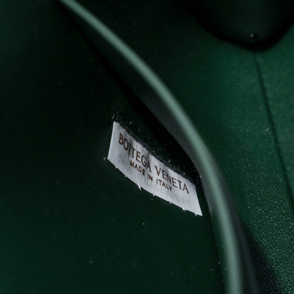 BV Long Clutch Andiamo 31 Dark Green Crocodile Calfskin Ghw