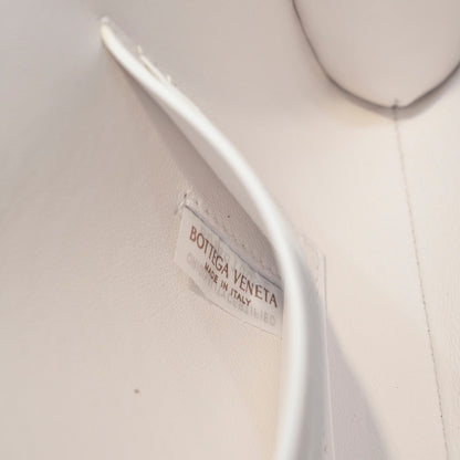 BV Long Clutch Andiamo 31 White Crocodile Calfskin Ghw