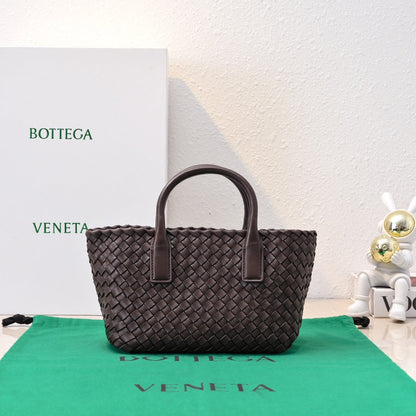 Mini Cabat 20cm Chocolate Lambskin Ghw