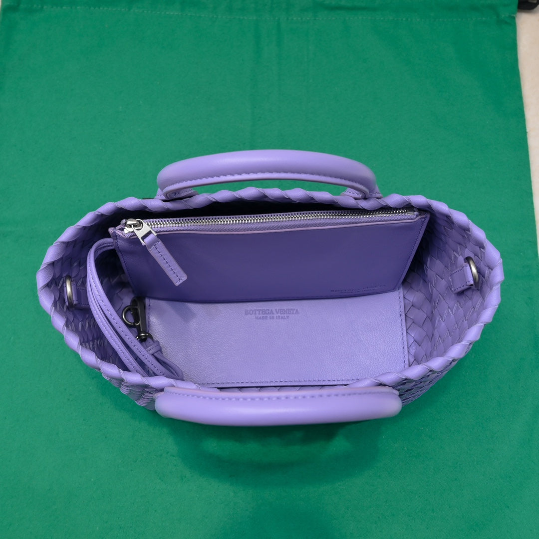 Mini Cabat 20cm Purple Lambskin Ghw
