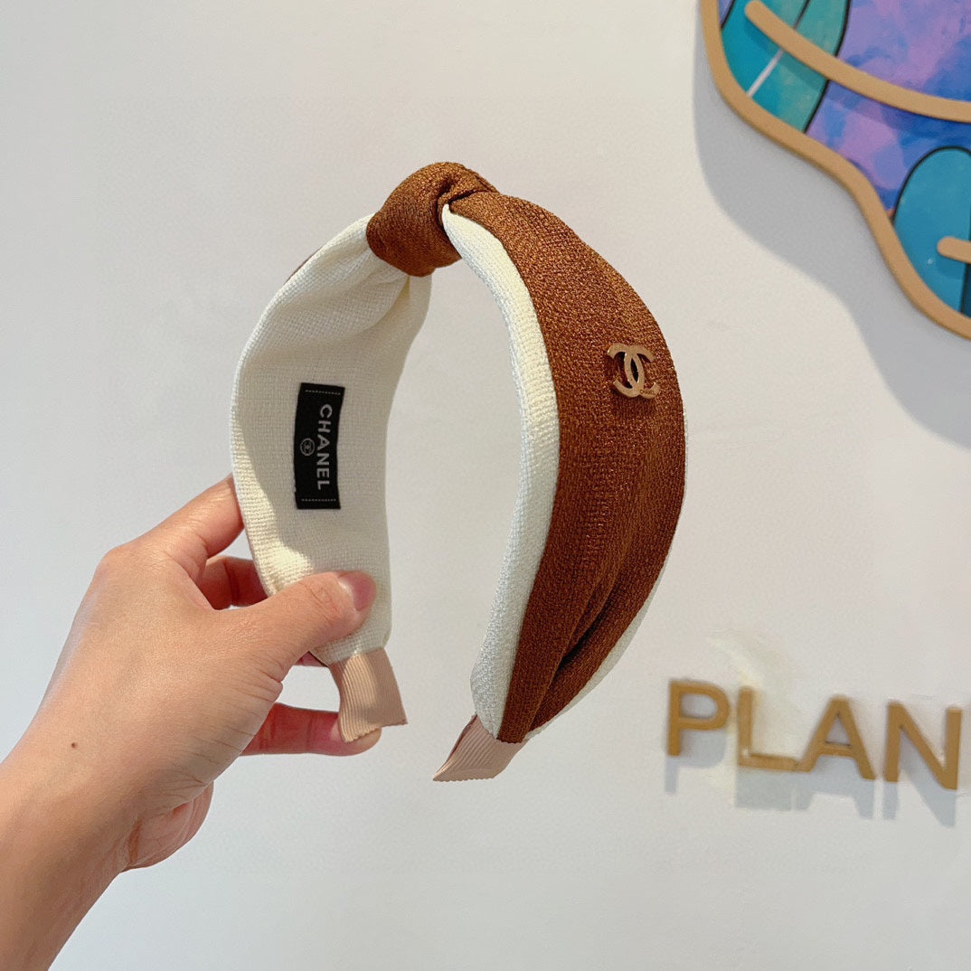 BRONZE BROWN FABRIC HEADBAND 168552