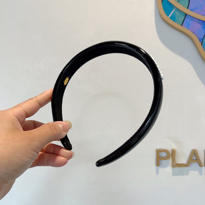 BLACK RESIN HAIRBAND 358245