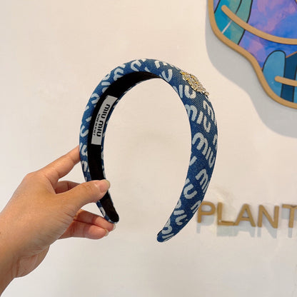 CLASSIC BLUE HEADBAND DENIM 402880