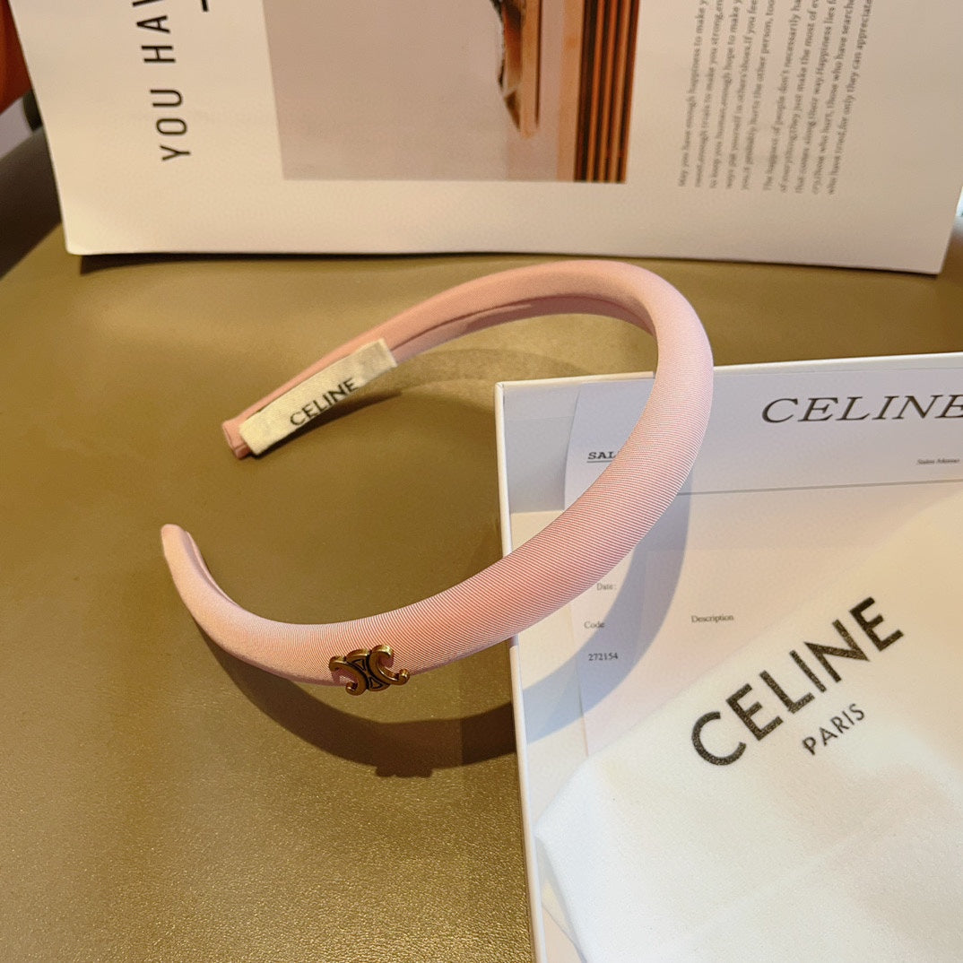 ROSE PINK FABRIC HAIRBAND 425456