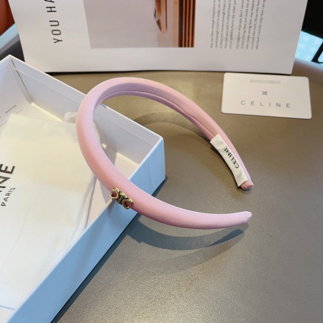 ROSE PINK FABRIC HAIRBAND 425456