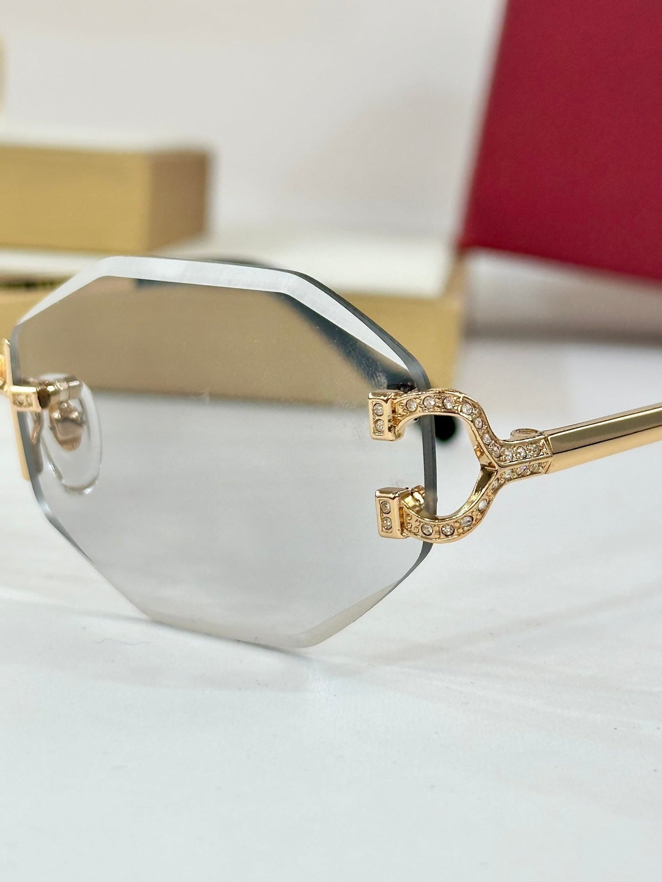 PHOTOCHROMIC LENSES GEOMETRIC FRAME SUNGLASSES CT0581S IN METAL