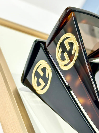 RECTANGULAR FRAME SUNGLASSES GG1842S IN ACETATE