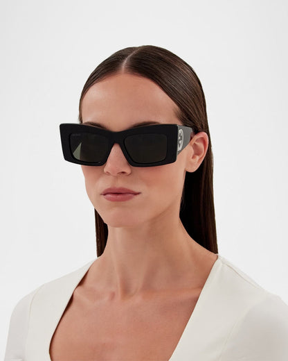 RECTANGULAR FRAME SUNGLASSES GG1842S IN ACETATE