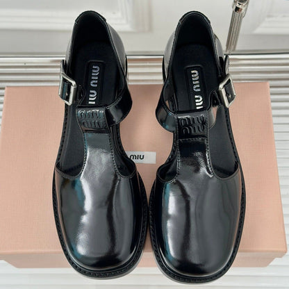 Sandal Platform Black Calfskin