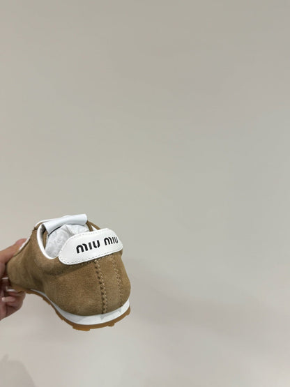 PLUME SUEDE SNEAKERS EARTH BROWN