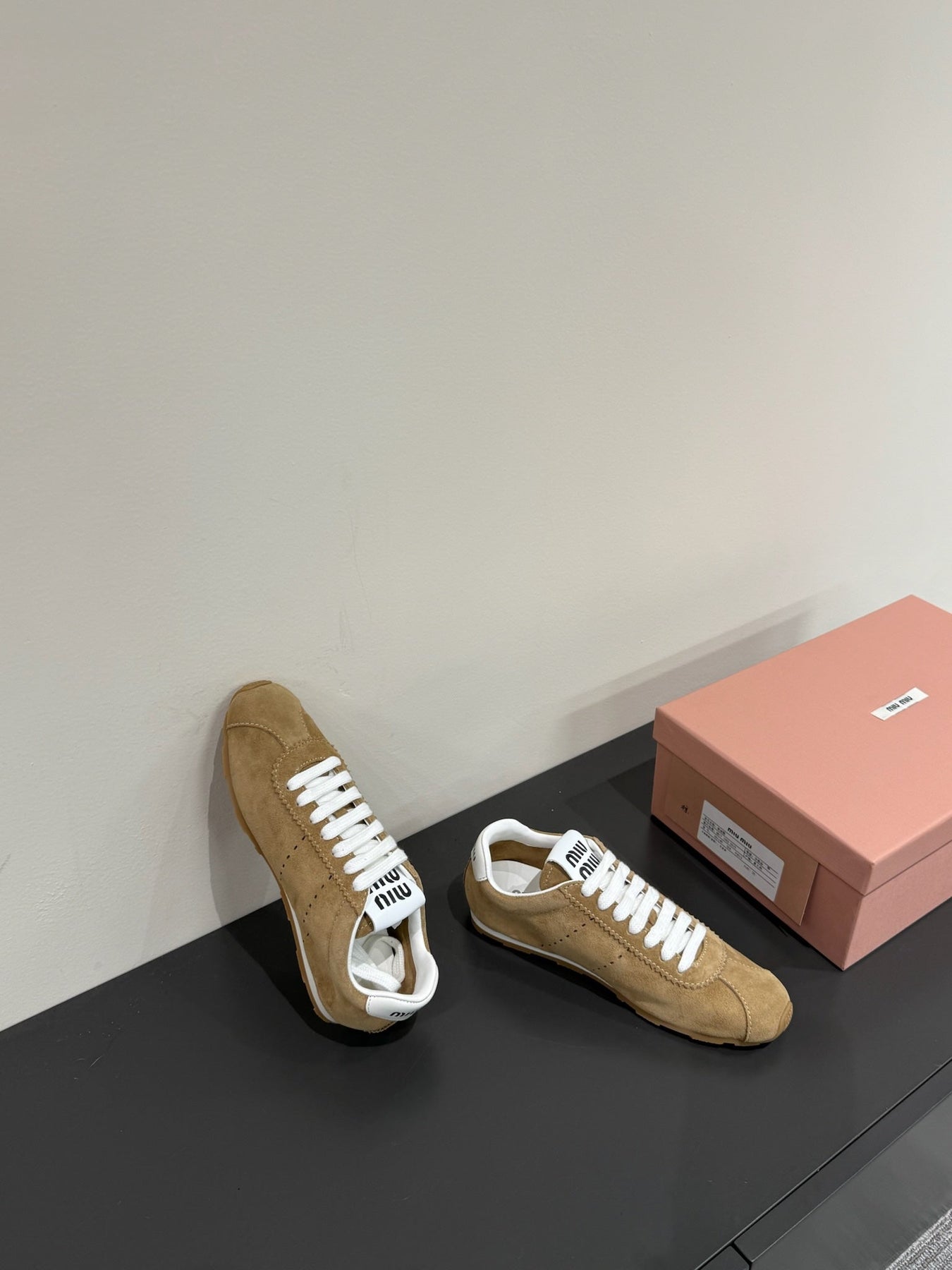 PLUME SUEDE SNEAKERS EARTH BROWN