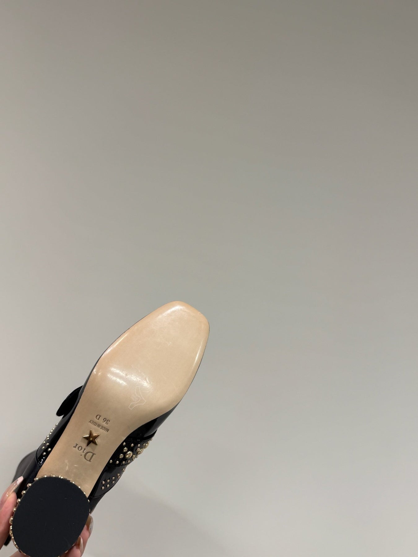 BELLE-D HEELED BOOT BLACK PATENT CALFSKIN