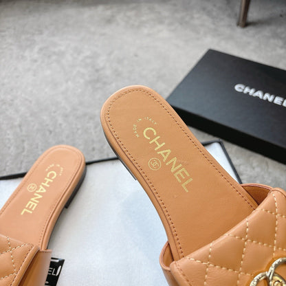 PLATFORM SLIPPERS LOGO IN YELLOW ORANGE LAMBSKIN