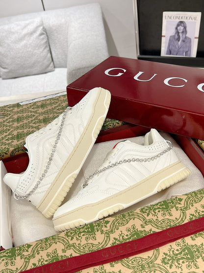 GG RE-WEB SNEAKER FOR COUPLE WHITE