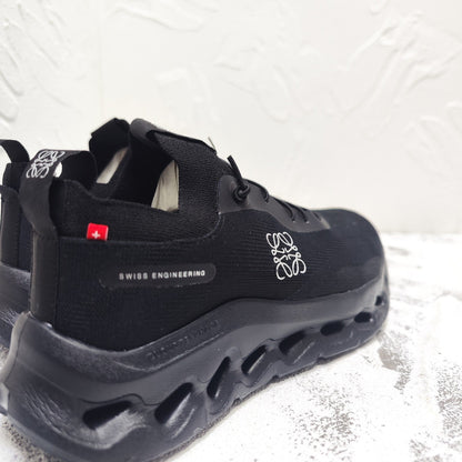 CLOUDTILT SNEAKER IN BLACK RECYCLED POLYESTER