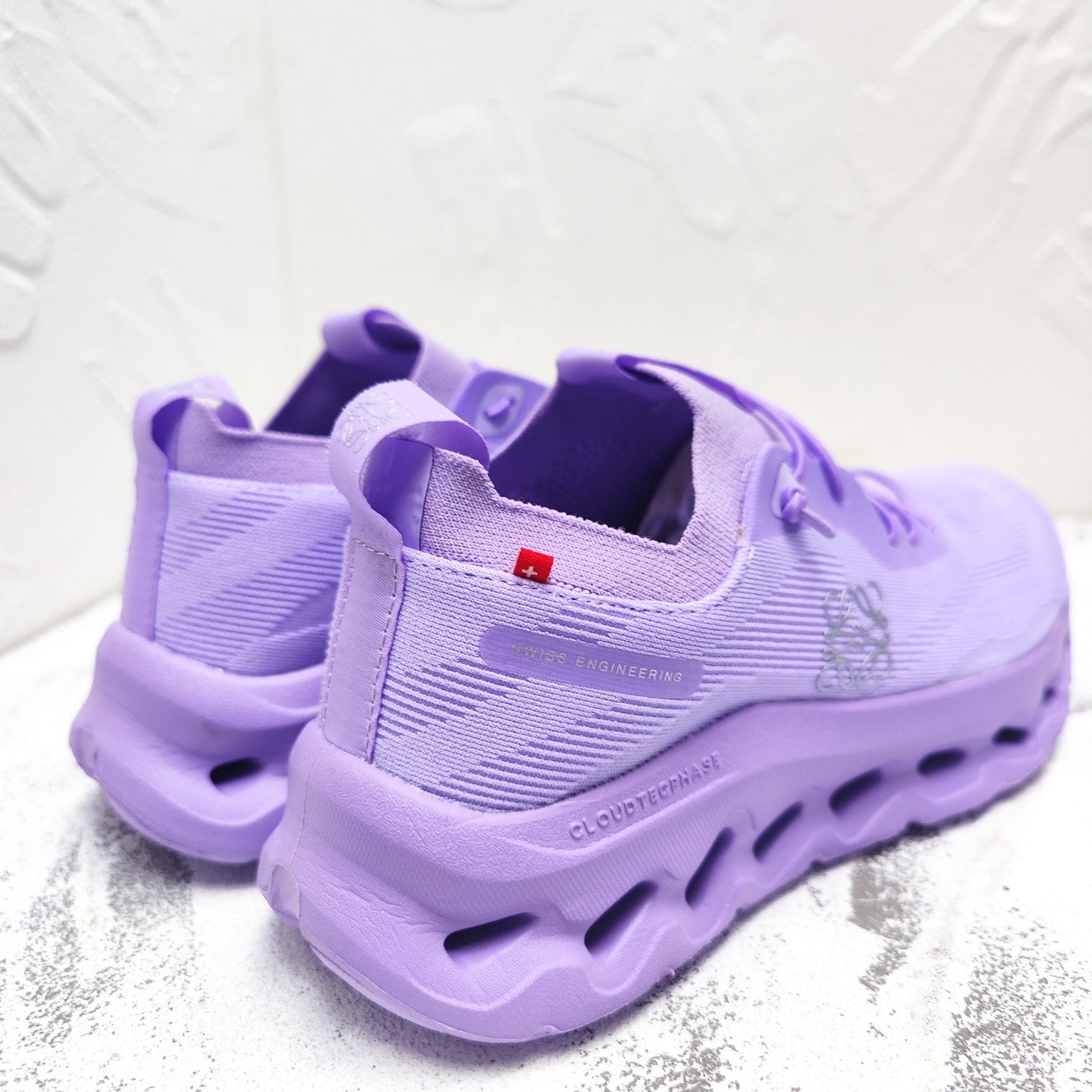 CLOUDTILT SNEAKER IN HEATHER PURPLE RECYCLED POLYESTER