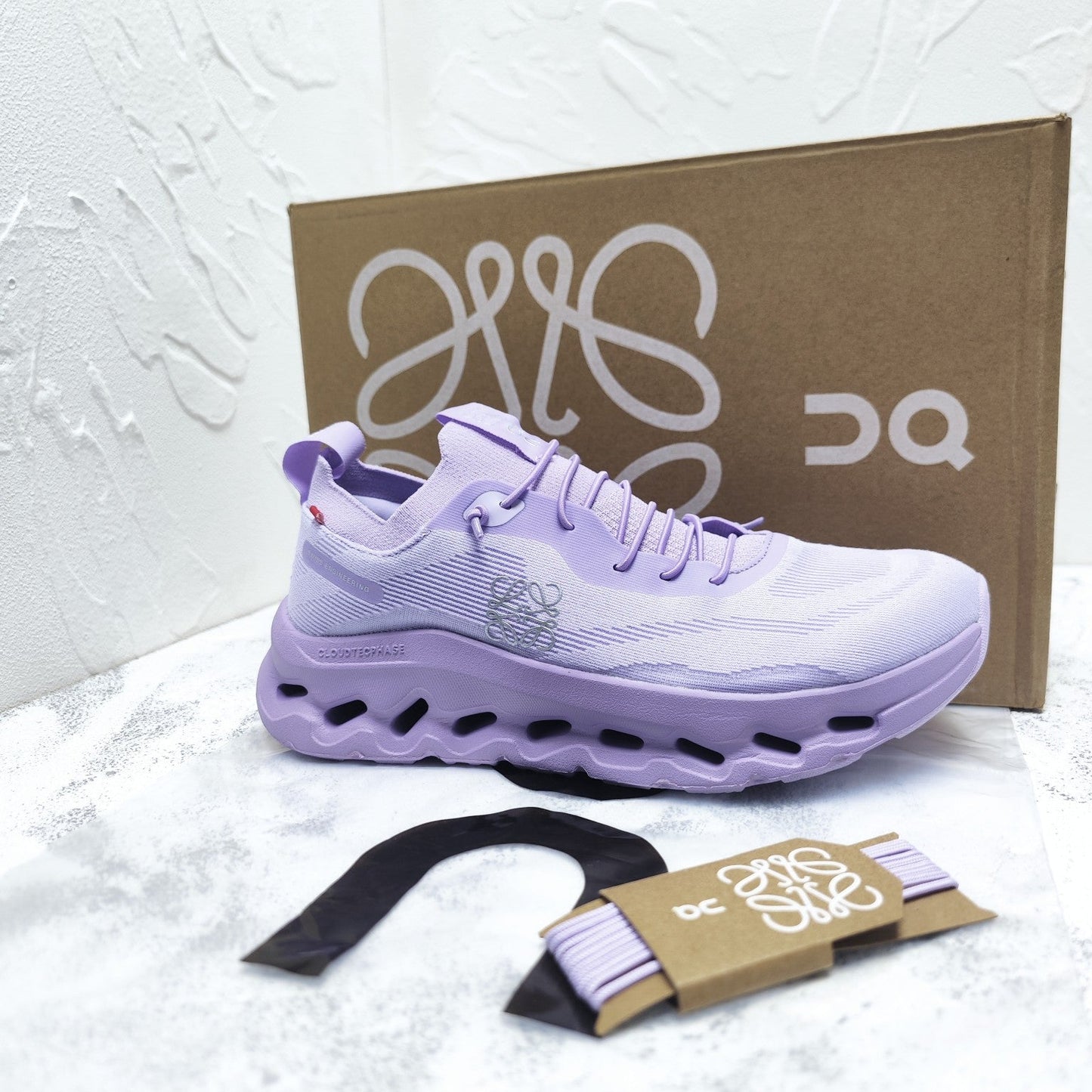 CLOUDTILT SNEAKER IN HEATHER PURPLE RECYCLED POLYESTER