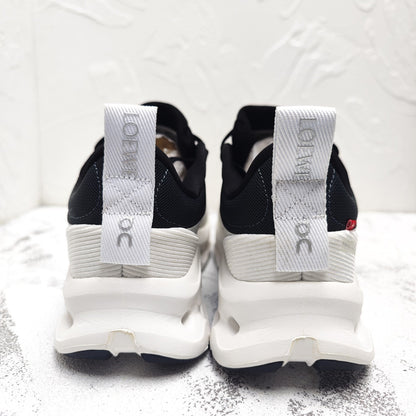 CLOUDTILT 2.0 SNEAKER PALE GRAY MIX BLACK CALFSKIN AND BREATHABLE MESH