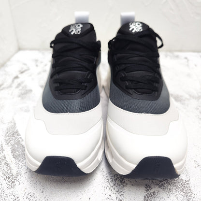 CLOUDTILT 2.0 SNEAKER PALE GRAY MIX BLACK CALFSKIN AND BREATHABLE MESH