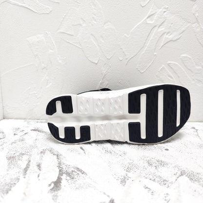 CLOUDTILT 2.0 SNEAKER PALE GRAY MIX BLACK CALFSKIN AND BREATHABLE MESH