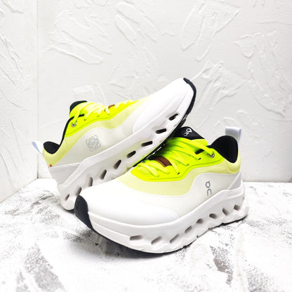 CLOUDTILT 2.0 SNEAKER NEON YELLOW MIX PALE GRAY CALFSKIN AND BREATHABLE MESH